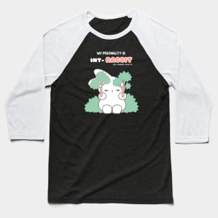 The Shy Introvert Bunny Baseball T-Shirt